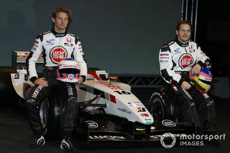 Jenson Button et Jacques Villeneuve chez BAR