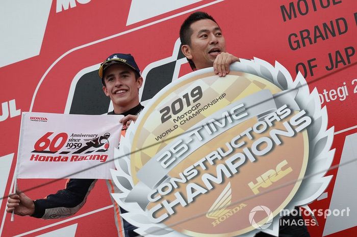 Podium: 1º Marc Marquez, Repsol Honda Team
