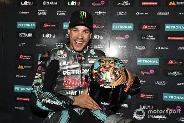 Casco de Franco Morbidelli, Petronas Yamaha SRT
