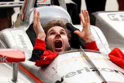 Ganador, Will Power, Team Penske Chevrolet celebra