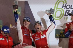 Podium LMGTE Pro: deuxième place James Calado, Alessandro Pier Guidi, AF Corse