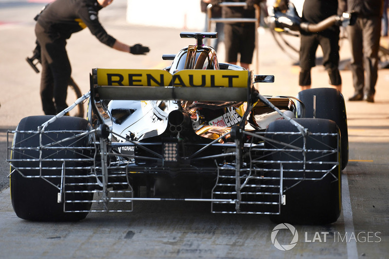 Nico Hulkenberg, Renault Sport F1 Team RS18 with aero sensors