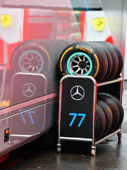 Mercedes AMG F1 Pirelli tyres
