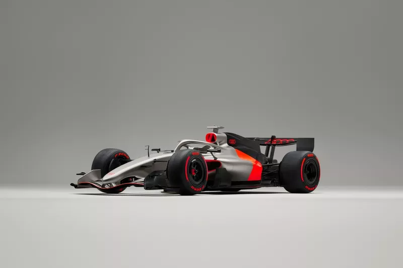 La livrée du concept RS26 de l'Audi F1 Team