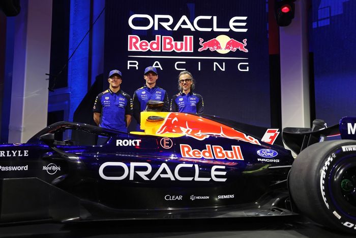 Isack Hadjar, Red Bull Racing, Max Verstappen, Red Bull Racing, Laurent Mekies, chefe da equipe Red Bull Racing