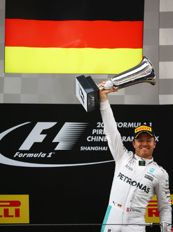 Podium: winnaar Nico Rosberg, Mercedes AMG F1 Team