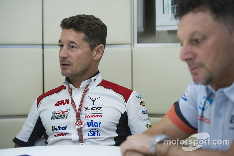 Lucio Cecchinello et Fausto Gresini
