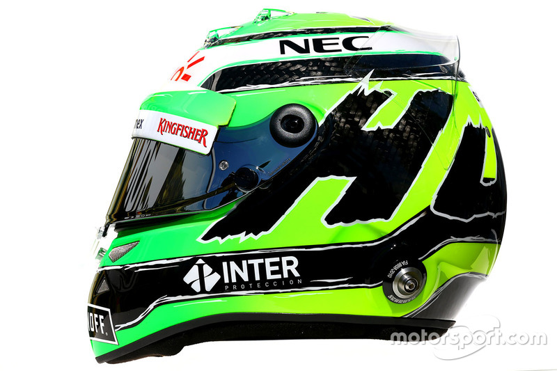 Helm von Nico Hülkenberg, Sahara Force India F1