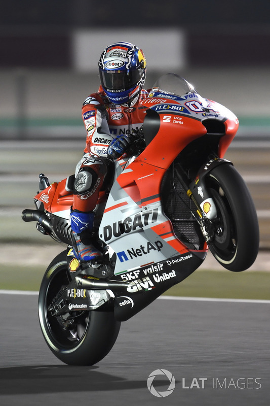 MotoGP Qatar: Andrea Dovizioso, Ducati Team