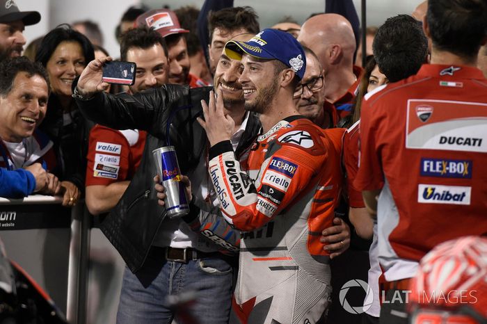 Ganador, Andrea Dovizioso, Ducati Team, Claudio Domenicali