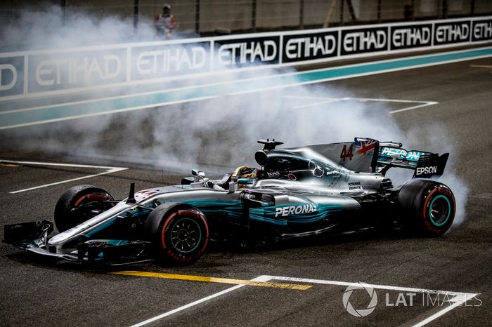 Lewis Hamilton, Mercedes AMG F1, celebra