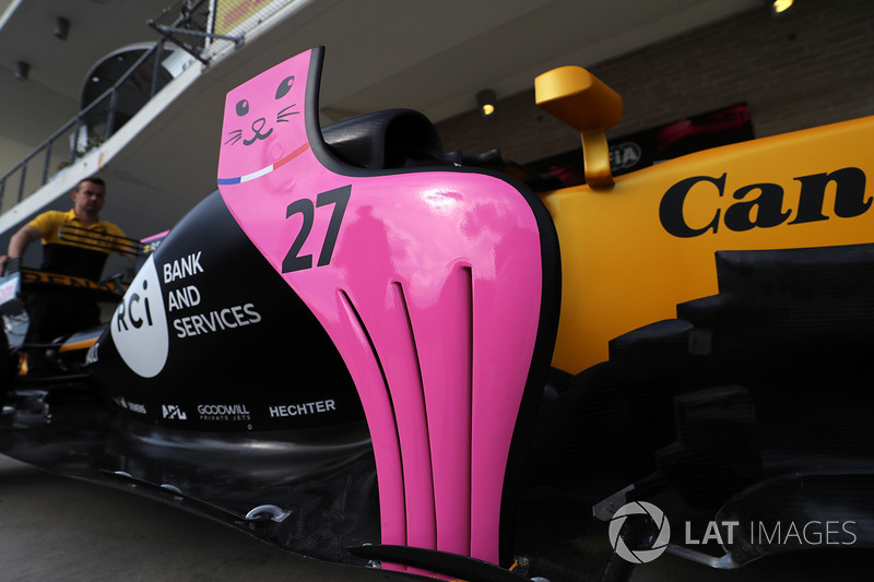Carrosserie de la Renault Sport F1 Team RS17
