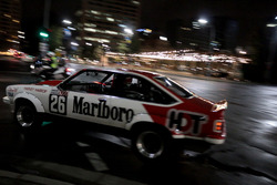 A Holden Tourng car in the streets of Adelaide