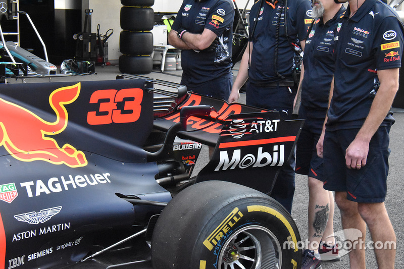 Trasera del Red Bull Racing RB13