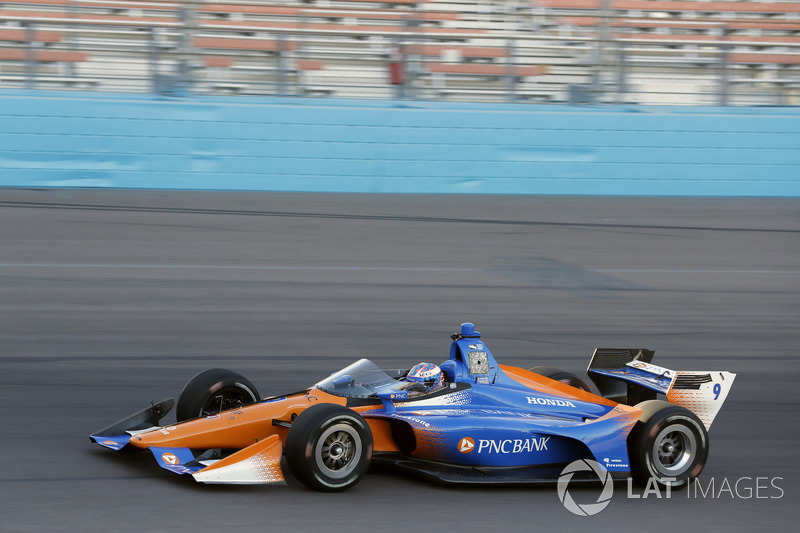 Скотт Діксон, Chip Ganassi Racing Honda, тестує aeroscreen