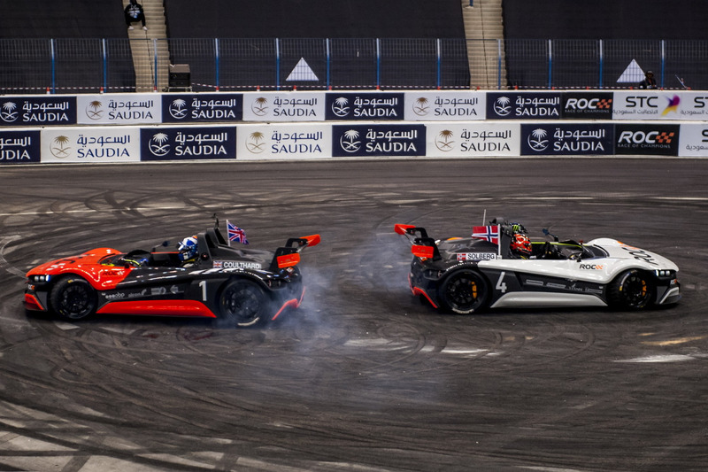 David Coulthard y Petter Solberg con el VUHL 05 ROC Edition