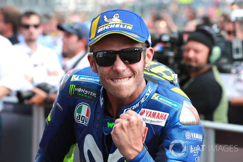 Second place Valentino Rossi, Yamaha Factory Racing