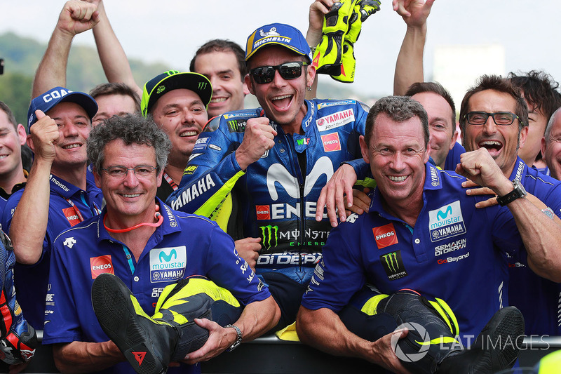 Podio Valentino Rossi, Yamaha Factory Racing