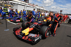 Max Verstappen, Red Bull Racing RB14, in griglia