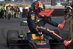 Max Verstappen, Red Bull Racing RB14, nel parco chiuso