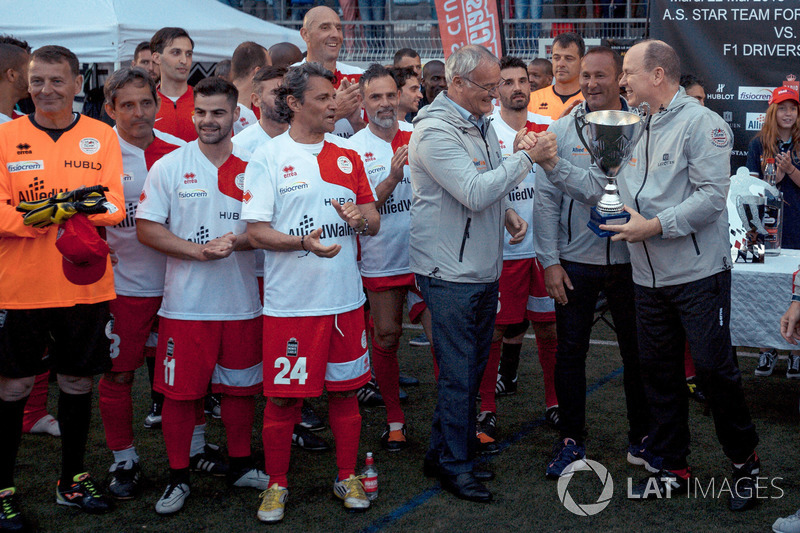 Claudio Ranieri, et SAS Prince Albert de Monaco