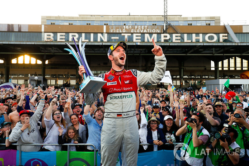 Daniel Abt, Audi Sport ABT Schaeffler, wins the Berlin ePrix