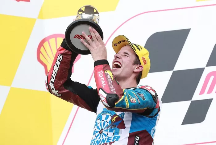 Podio: segundo lugar Alex Marquez, Marc VDS Racing