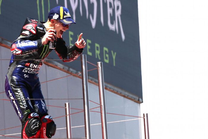 Podio: ganador Fabio Quartararo, Yamaha Factory Racing 