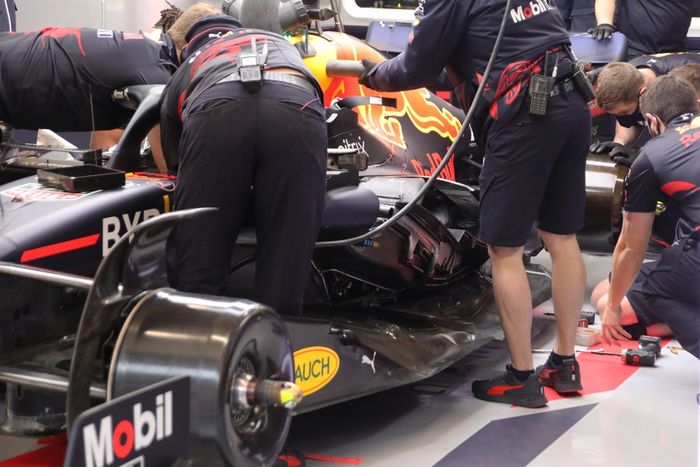 Detalle del Red Bull Racing RB18