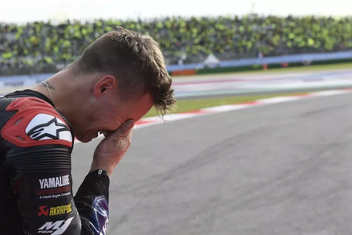 El campeón del mundo Fabio Quartararo, Yamaha Factory Racing