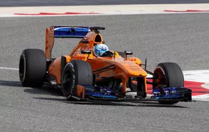 Jimmie Johnson in the McLaren  