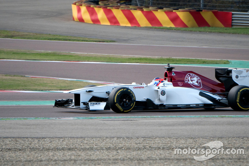 Colombian Racing Driver Tatiana Calderón, Formula 1 Sauber Testing