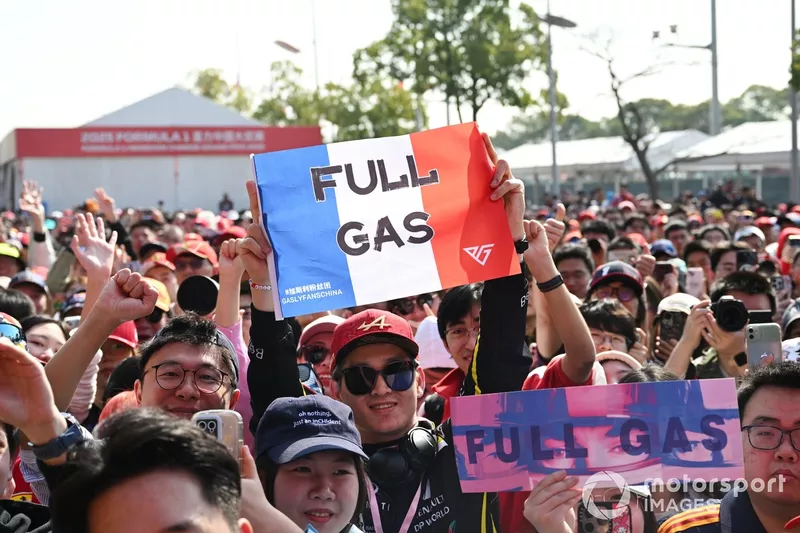 Pierre Gasly, fans des Alpes