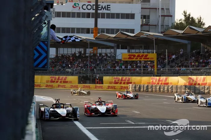 Lucas Di Grassi, Audi Sport ABT Schaeffler, Audi e-tron FE05, double Pascal Wehrlein, Mahindra Racing, M5 Electro