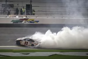 Denny Hamlin, Joe Gibbs Racing, Toyota Camry FedEx Express wins his second Daytona 500