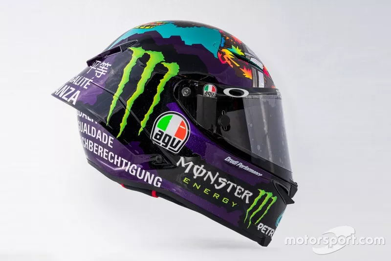 Franco Morbidelli, Petronas Yamaha SRT new helmet  
