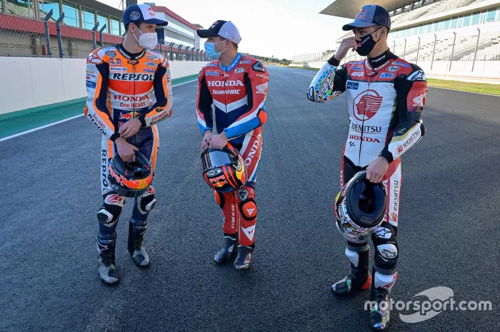 Alex Márquez, Repsol Honda Team, Stefan Bradl, Repsol Honda Team, Takaaki Nakagami, Team LCR Honda
