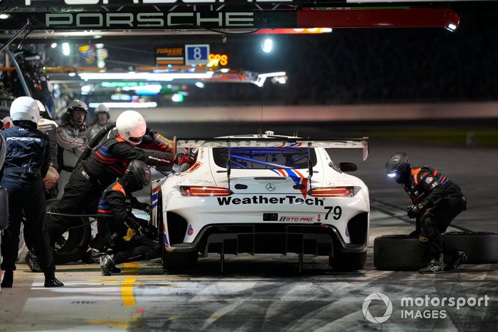 #79 WeatherTech Racing Mercedes AMG GT3: Cooper MacNeil, Daniel Juncadella, Jules Gounon, Maro Engel