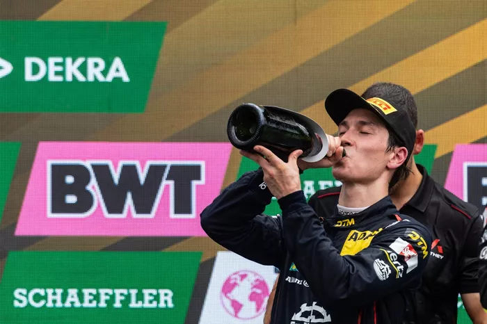 Podium: Jack Aitken, Emil Frey Racing