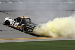 Race Winner Sheldon Creed, GMS Racing, Chevrolet Silverado