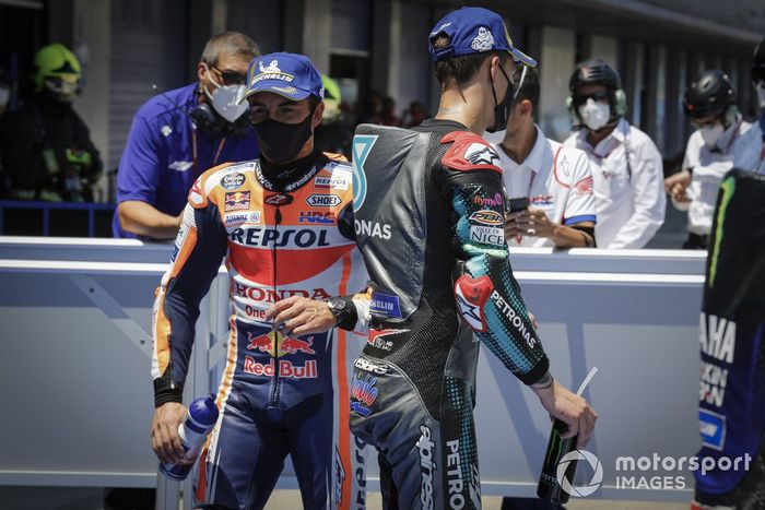Fabio Quartararo, Petronas Yamaha SRT, Marc Márquez, Repsol Honda Team