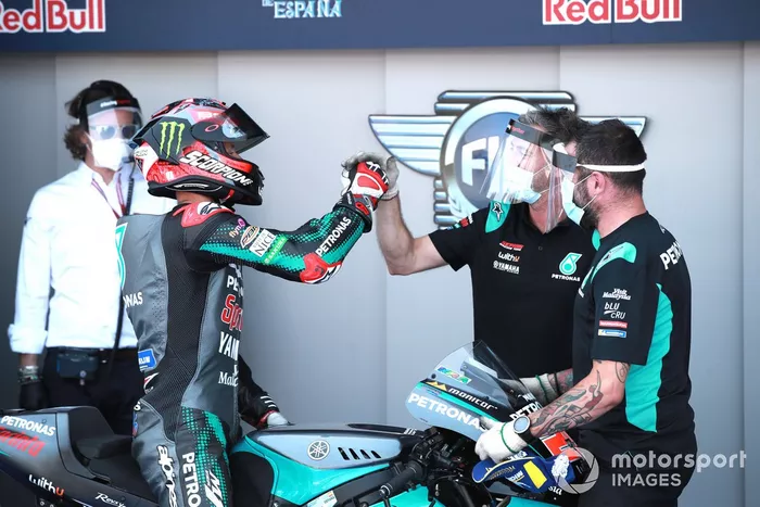 Ganador de la pole Fabio Quartararo, Petronas Yamaha SRT