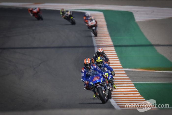 Alex Rins, Team Suzuki MotoGP, Joan Mir, Team Suzuki MotoGP