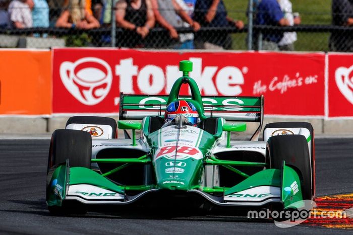 Colton Herta comemora pole