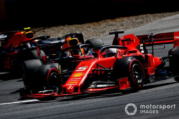 Sebastian Vettel, Ferrari SF90,  Pierre Gasly, Red Bull Racing RB15