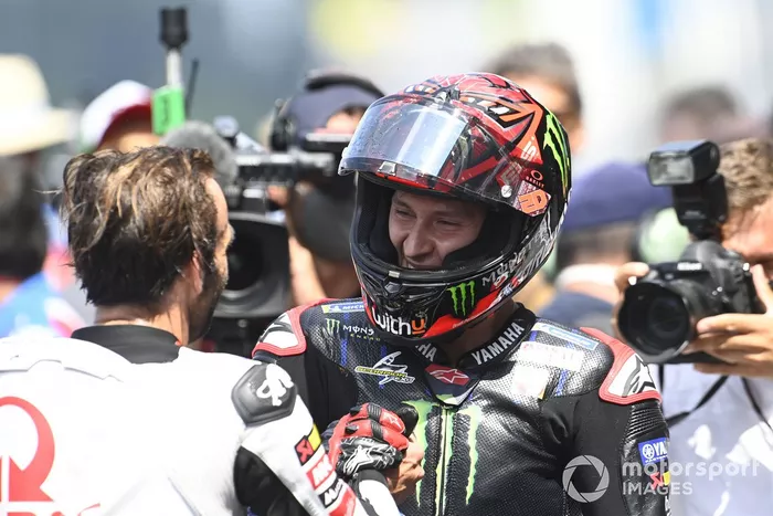 Ganador Fabio Quartararo, Yamaha Factory Racing, Johann Zarco, Pramac Racing