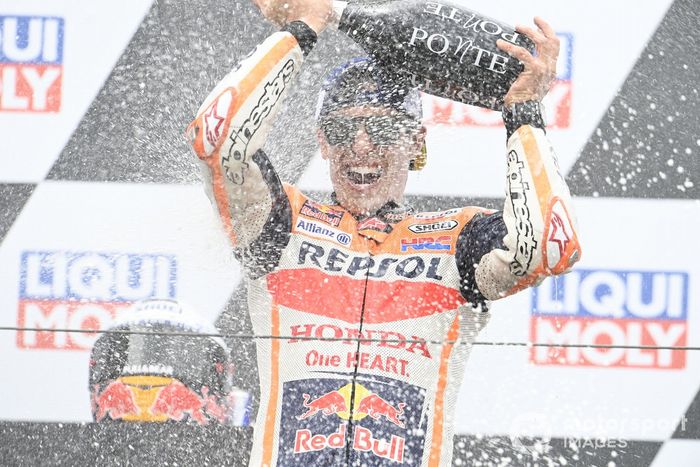 Podio: Ganador Marc Márquez, Repsol Honda Team