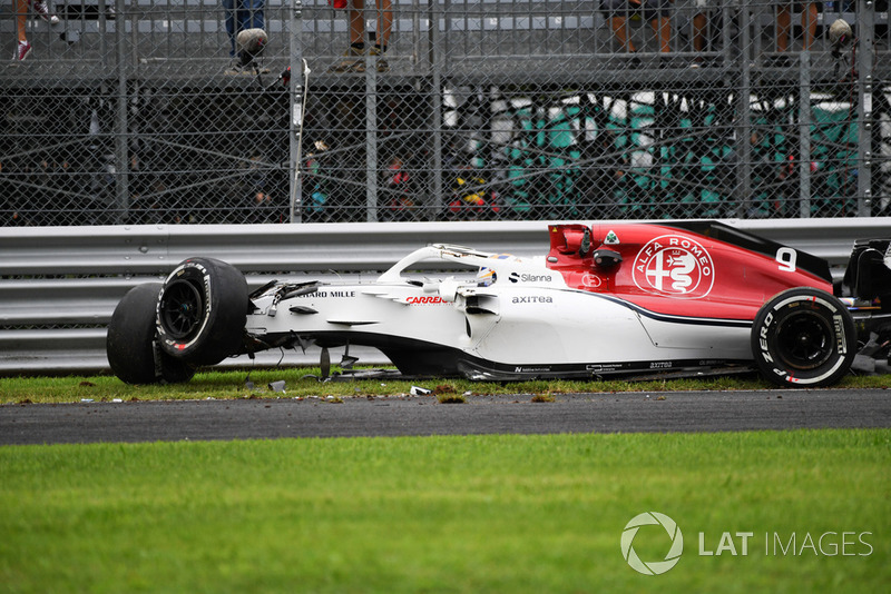 L'incidente di Marcus Ericsson, Sauber C37