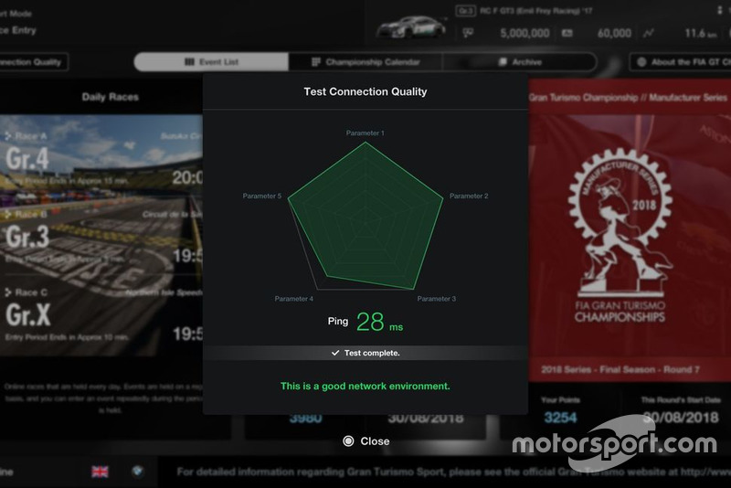 Additional feature in GT Sport patch 1.25