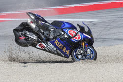 Chute de Michael van der Mark, Pata Yamaha